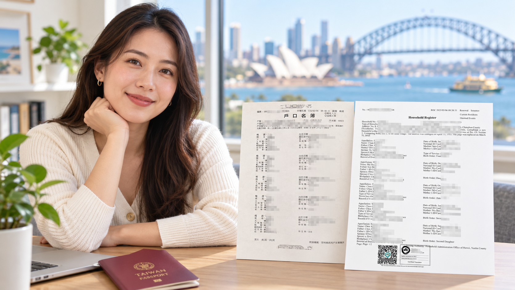 台湾户籍誊本在澳洲使用，需要NAATI翻译吗？